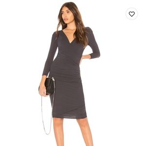 James Perse Skinny Wrap Dress